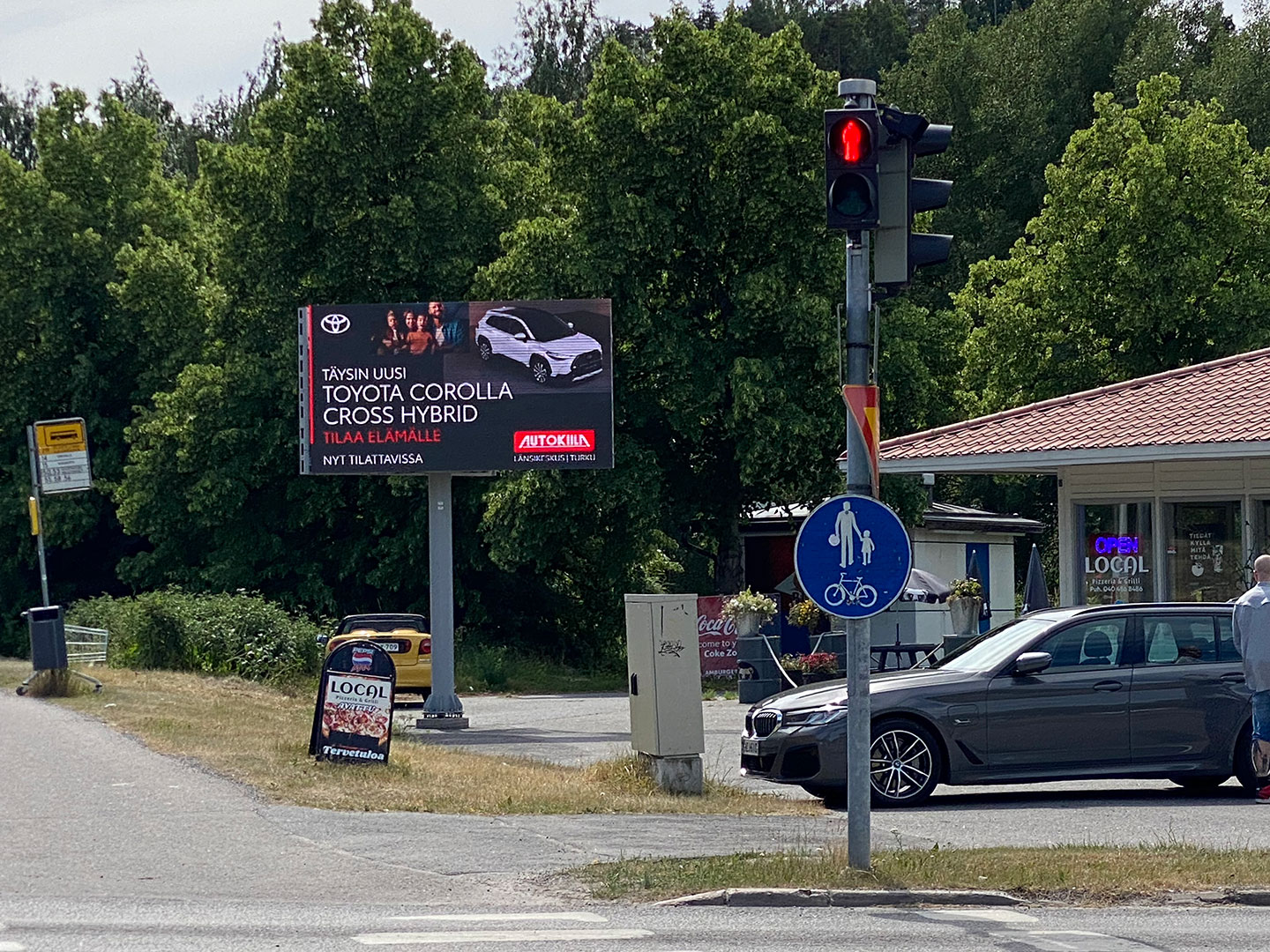 Dual side led screen/Turku